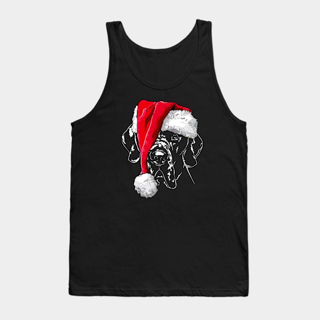 Santa Great Dane Christmas dog gift Tank Top by wilsigns